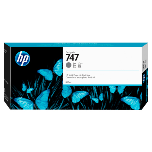 Tinta HP P2V86A 747 Gray Para Z6 Z9 Capacidad 300ML