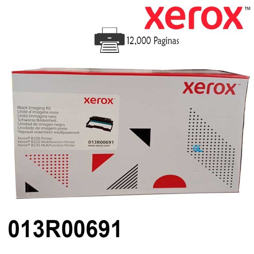 BeOne Kit Tamburo Compatibile Per Xerox B230 B225 B235 – 2 Pezzi Nero, Resa 12000 Pagine Ciascuno